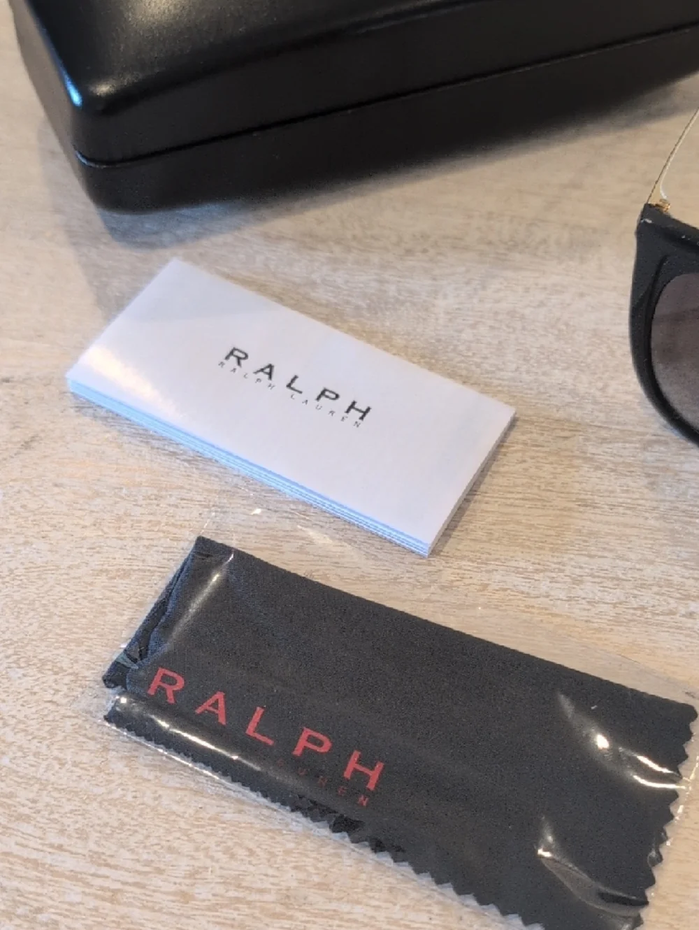 Ralph Lauren Black Women's-Style Sunglasses with Gray Gradient Lenses RA5248
